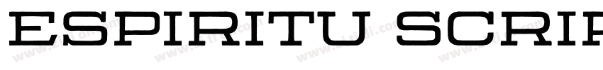 Espiritu Script字体转换